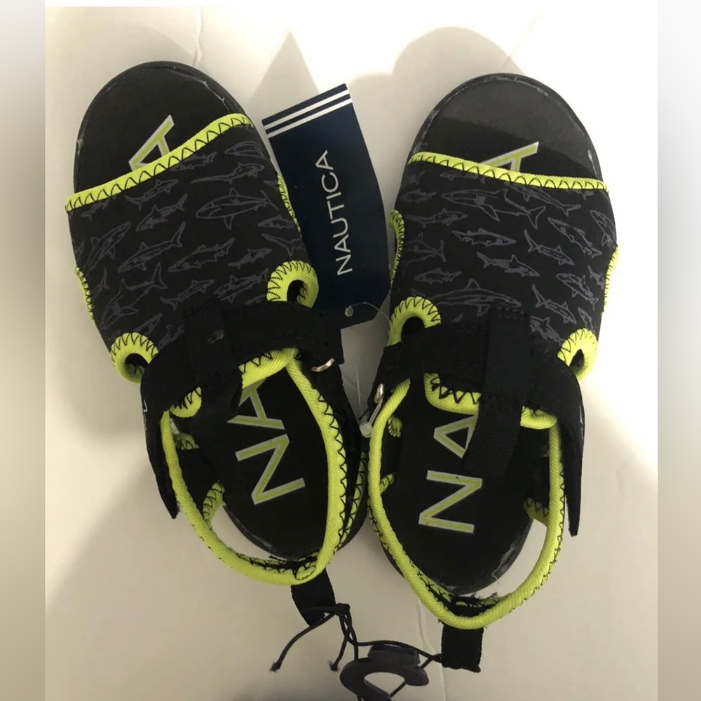 Nautica Boys C4BM Sandals, Black, Size 10 IaKa